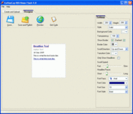 CoffeeCup RSS News Flash screenshot